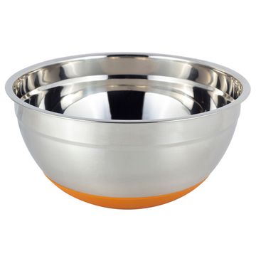 Миска 24х11 см. из нержавеющей стали Kamille КМ-4349 с силиконовым дном