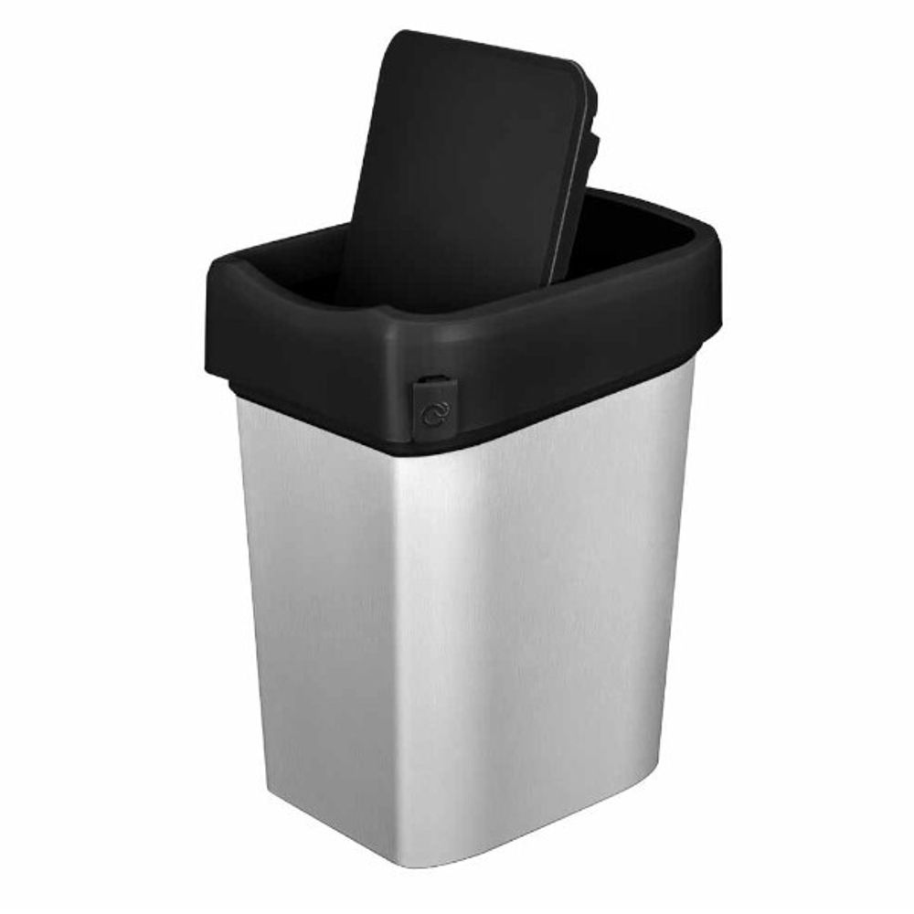 Контейнер для мусора &quot;metal bin&quot; 25л (черный)