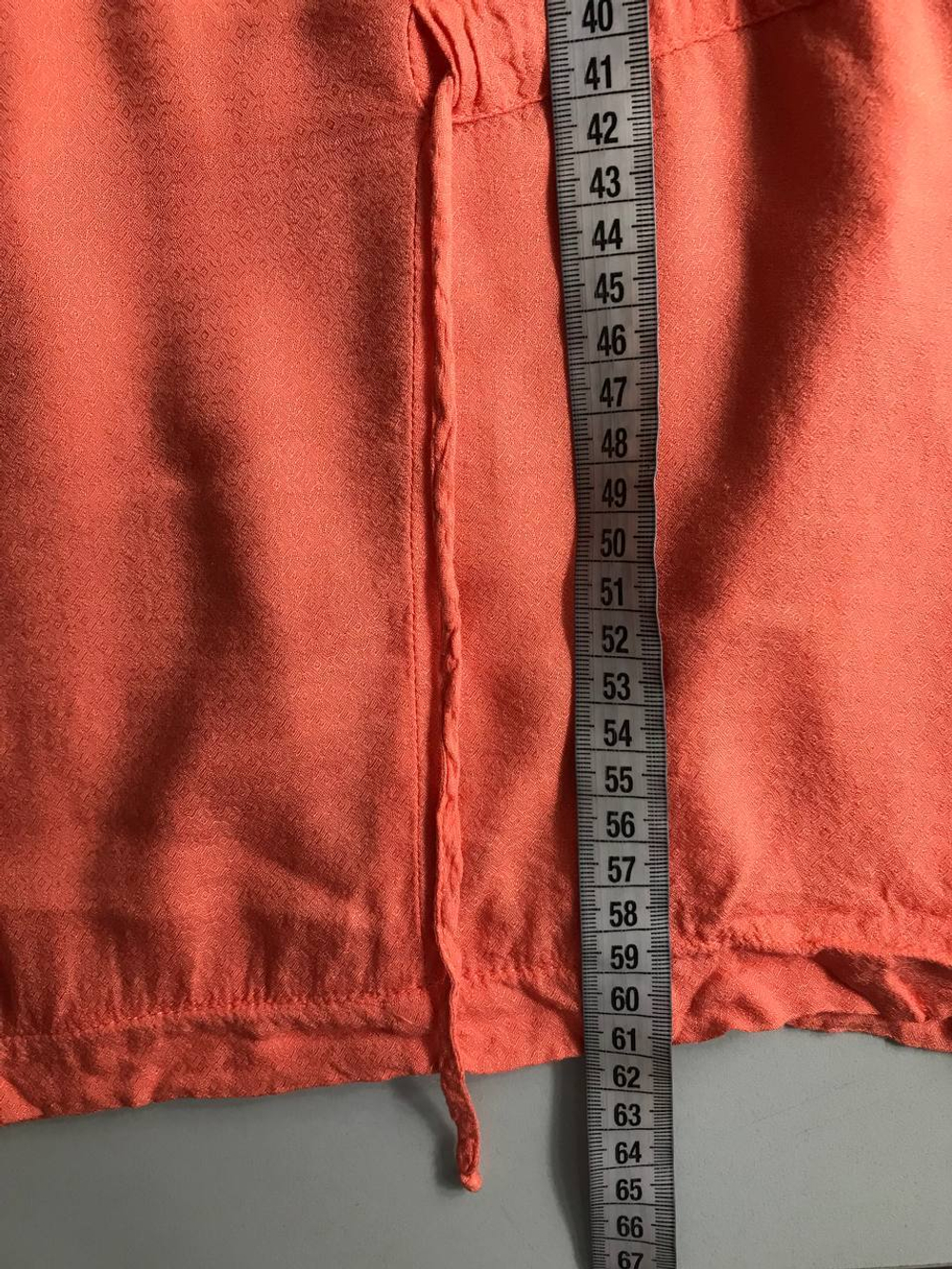 Блузка VASAVIS из вискозы в коралловом оттенке 44 размер