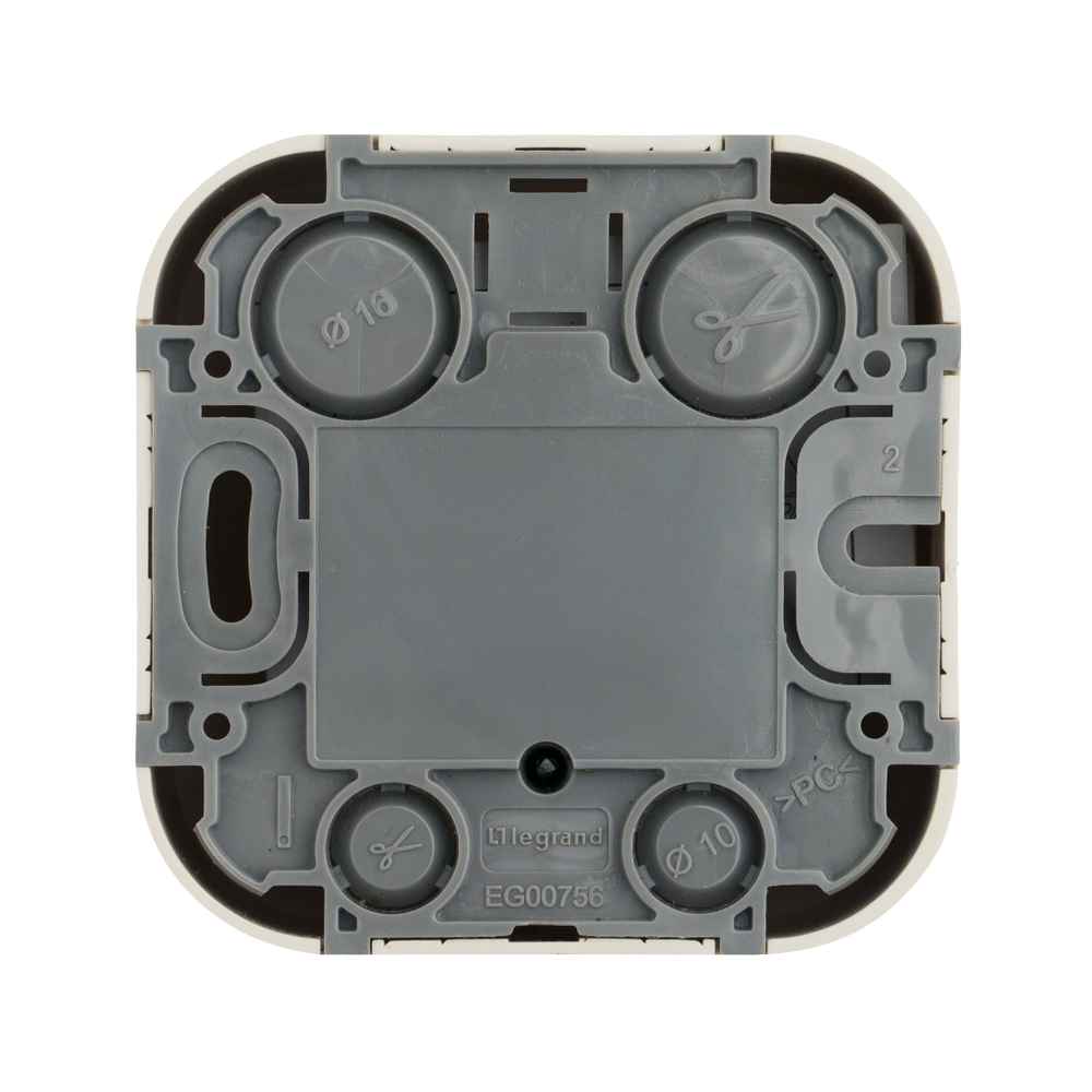 Розетка двойная RJ11+RJ45 категория 5e UTP IP20 слоновая кость Quteo Legrand