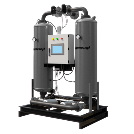 HRS-D9811000SXD Адсорбционный осушитель холодной регенерации: 11000 л/мин; -40°C; 10 бар