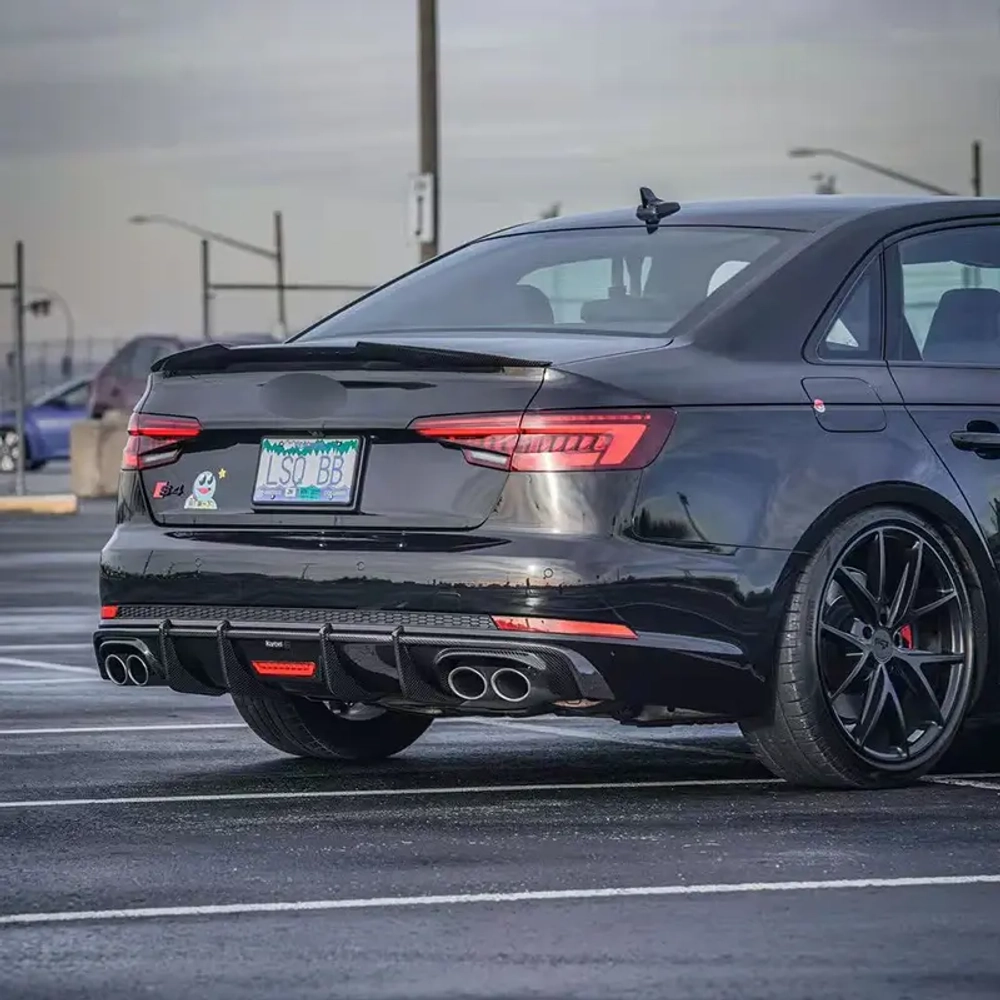Карбоновый диффузор для AUDI S4 & A4 S LINE 2017 - 2019 B9 Ауди