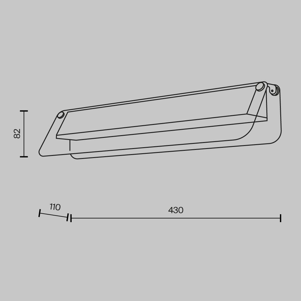 Светильник настенный светодиодный Maytoni   MOD296WL-L10BS3K