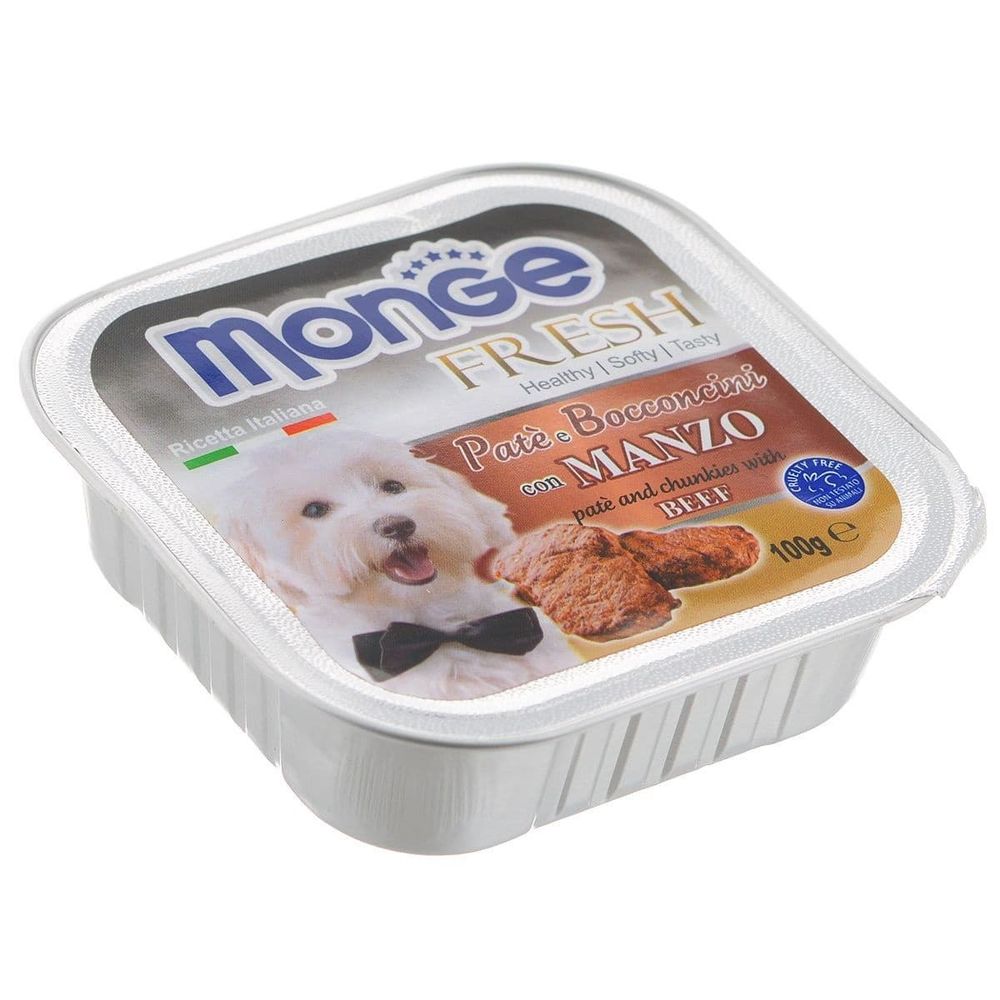 Monge Dog Fresh консервы для собак говядина 100 г