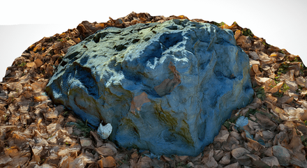 Декоративная крышка камень Люкс на люк D80/30 - Серый