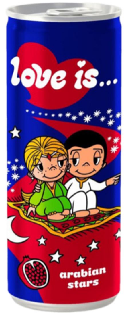 Газированный Напиток Лав Из... Гранат / Love is… Arabian Stars 0.25 - банка