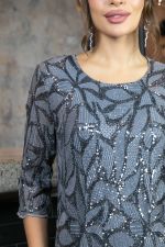 Платье Объятие ночи (серое) П11563 LT Collection