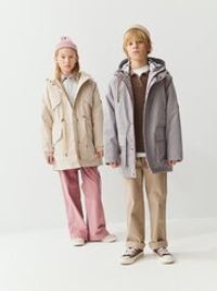 Парка демисезонная "Беж" 7+