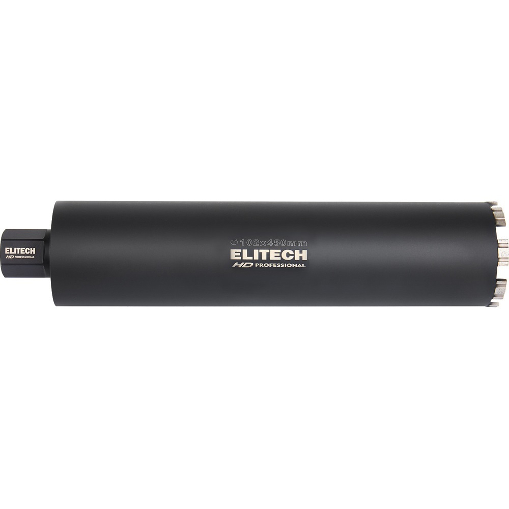 Коронка алмазная ELITECH 102*450 1/4" с охлаждением   1110.011900