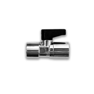 Минивентиль шаровый F1/8"-F1/8"  (гайка-гайка)