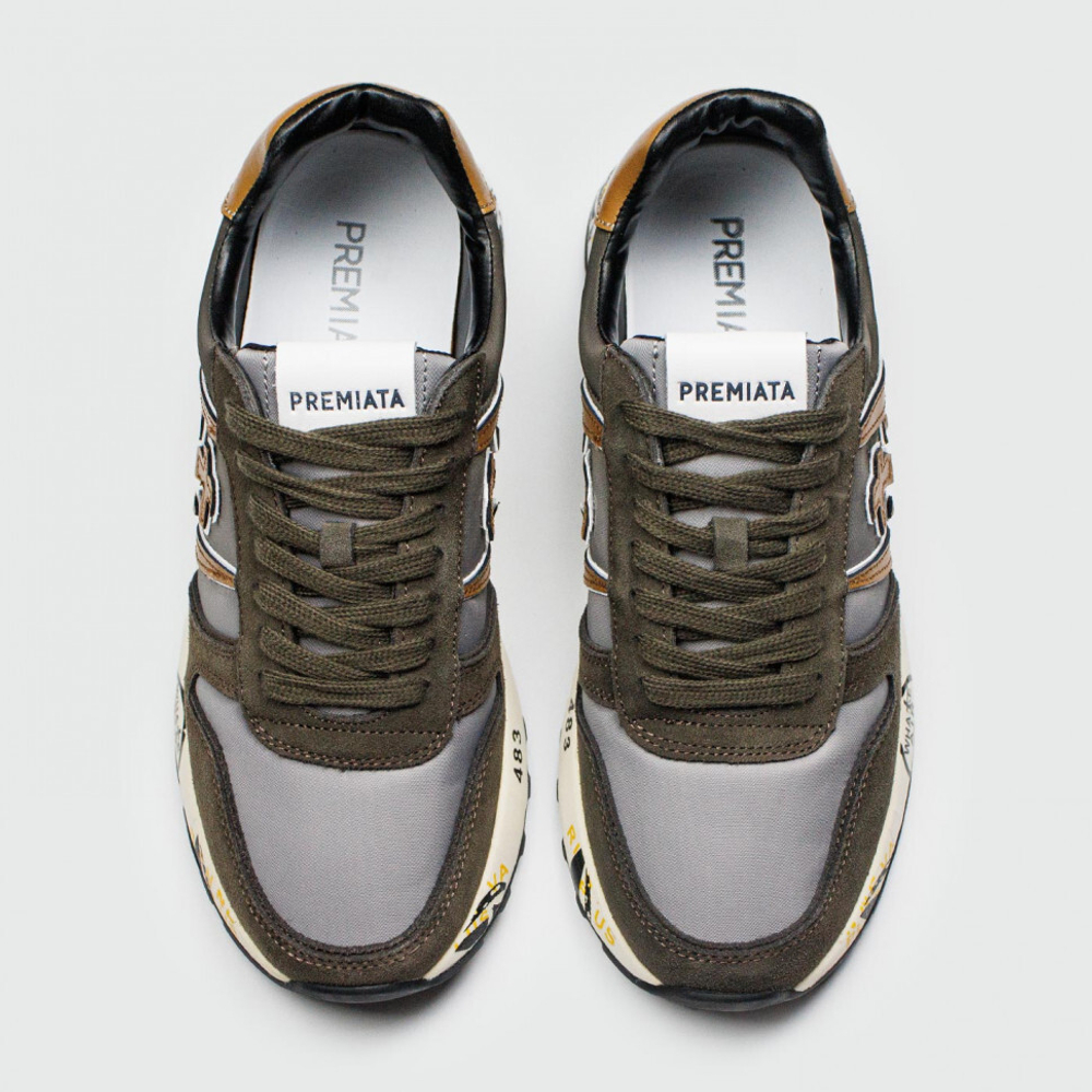 кроссовки Premiata Lander Brown Grey