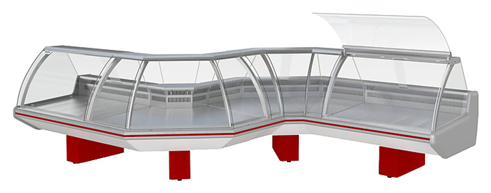 Витрина морозильная Марихолодмаш Парабель ВХН-1,25