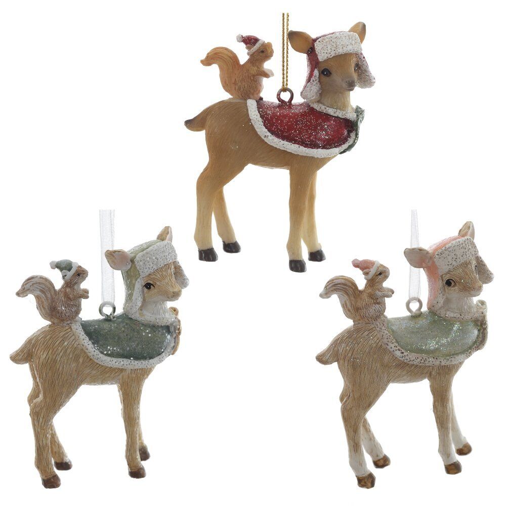 GAEM Фигурка декоративная подвесная "Олененок", L5,5 W2,5 H8 см, 3в.