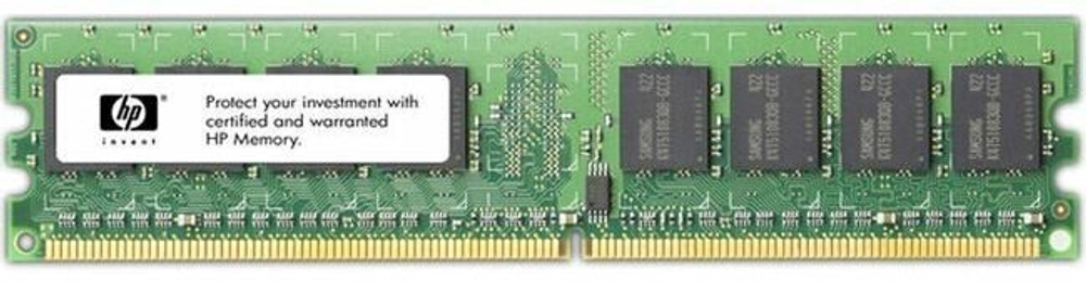 Модуль памяти HP 4GB (1x4GB) Dual Rank x8 PC3-10600 (DDR3-1333) Unbuffered CAS-9 Memory Kit, 500672-B21, 501541-001,