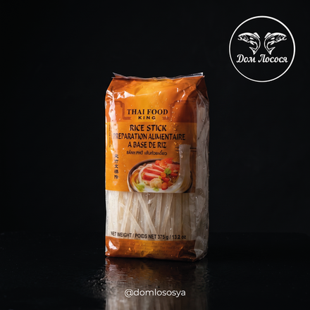 Лапша рисовая 5мм, 375г, THAI FOOD KING