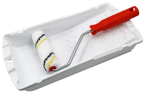 Набор  Валик мини Микрофибра 100мм d15мм + ванночка 150*300мм  /670-9100