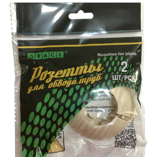 Розетта для труб 32мм "Grace" Тополь канадский 127 (пара)