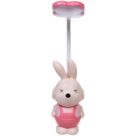 Настольная лампа «Sweet - rabbit» LED 6,2*6,5*29,5 см, USB 1.5w 3.7v, Розовый
