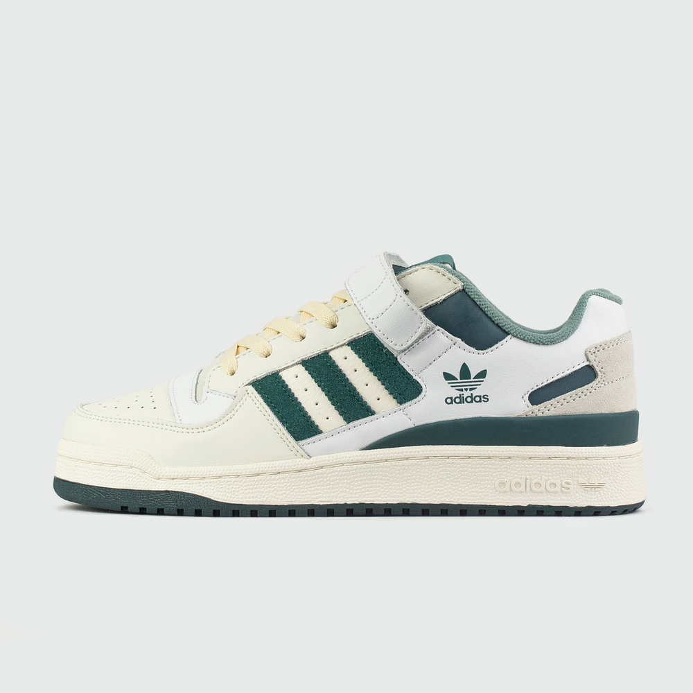 Кроссовки Adidas Forum Low White / Green