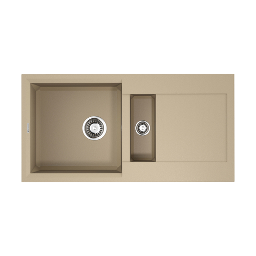 кухонная мойка Omoikiri Sakaime 86-2-CH Tetogranit/шампань