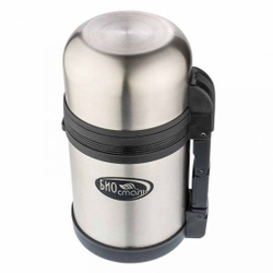 Термос универсальный (для еды и напитков) Biostal (1 литр), стальной