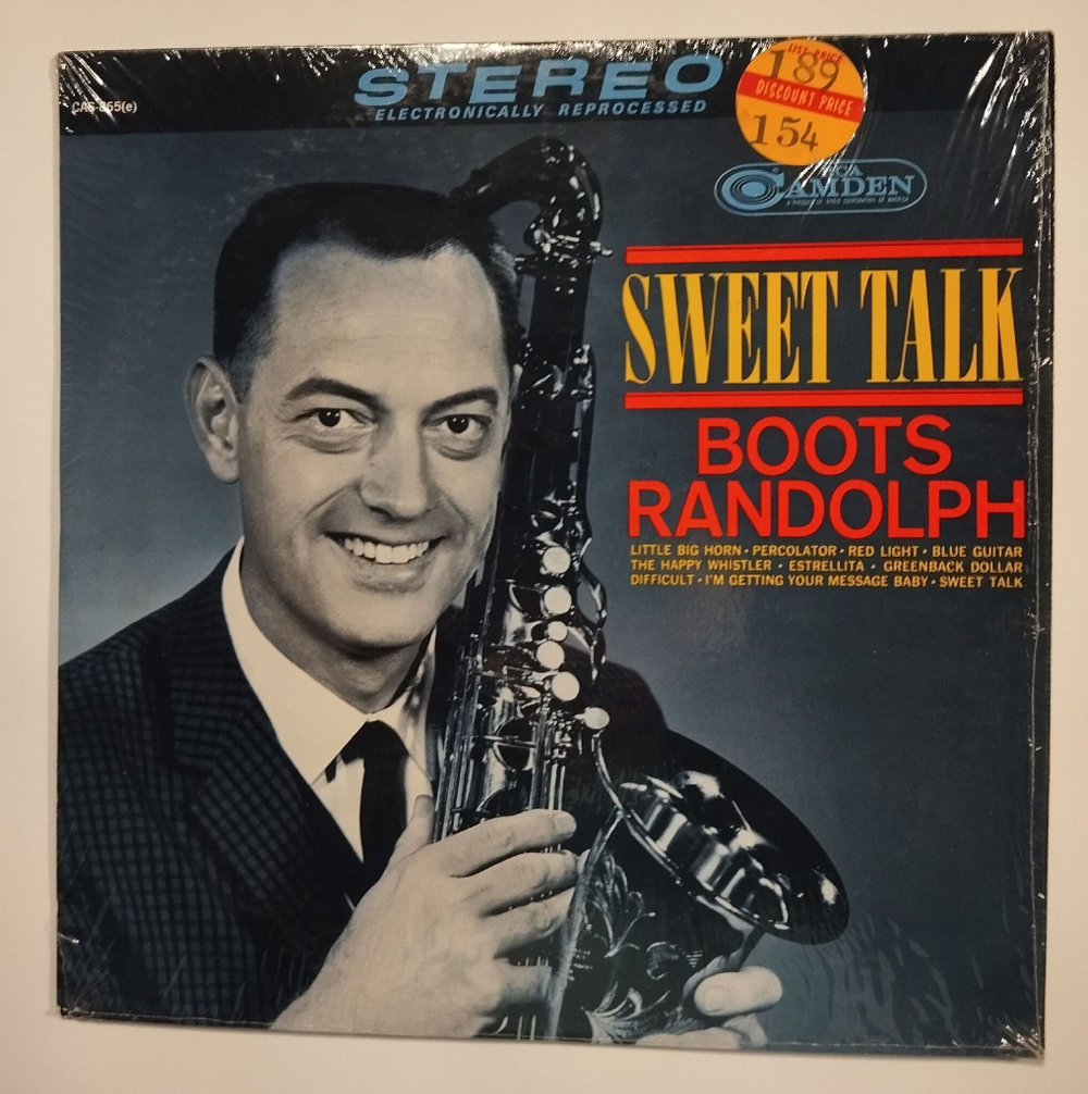 Винтажная виниловая пластинка LP Boots Randolph Sweet Talk (USA 1965)