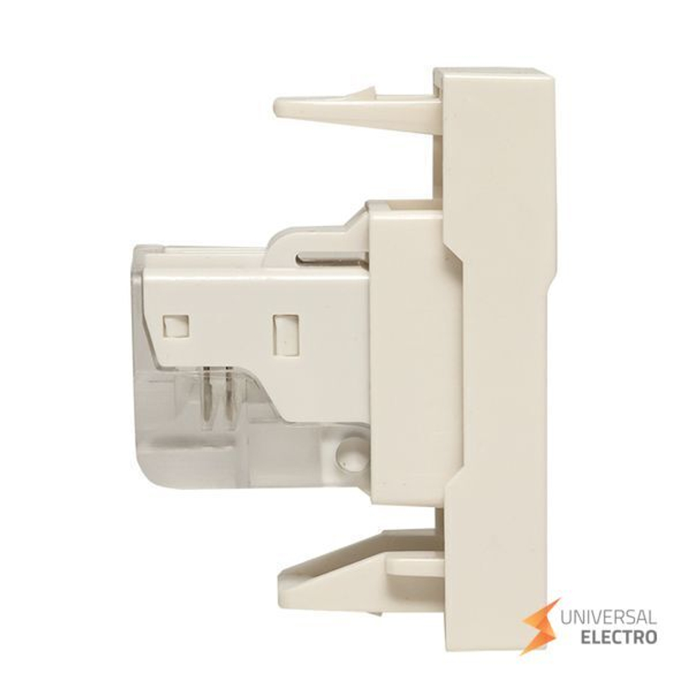 Розетка RJ45 кат, 5e, 1 модуль EKF