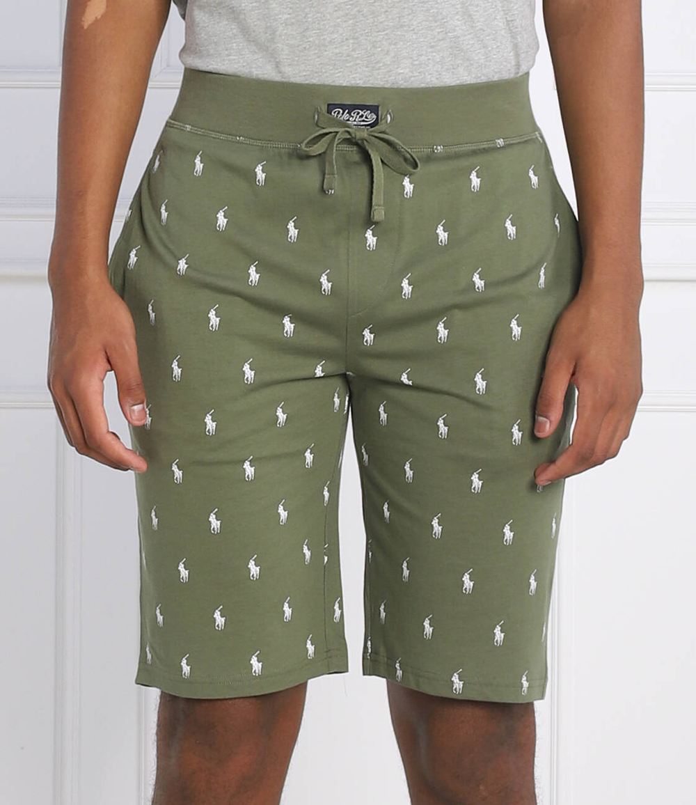 пижамные шорты POLO RALPH LAUREN - оливковый(714830280)