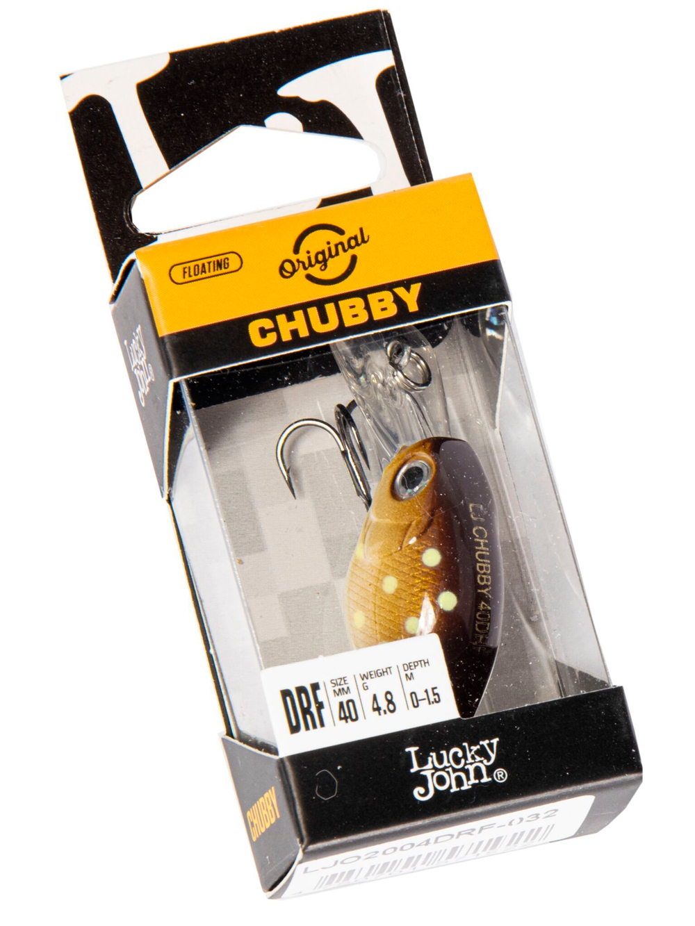 Воблер Lucky John CHUBBY 4DRF, цвет 032