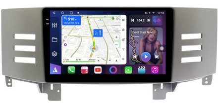 Магнитола для Toyota Mark X 2004-2009 (правый руль) - FarCar 9120 монитор 9.5" QLED на Android 14, TS18, CarPlay, 4G SIM-слот