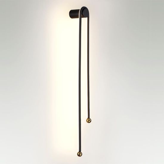 6633/18WL HIGHTECH ODL24 285 металл/черный/акрил Настенный светильник IP20 LED 18W 3000K 220V MEMFI