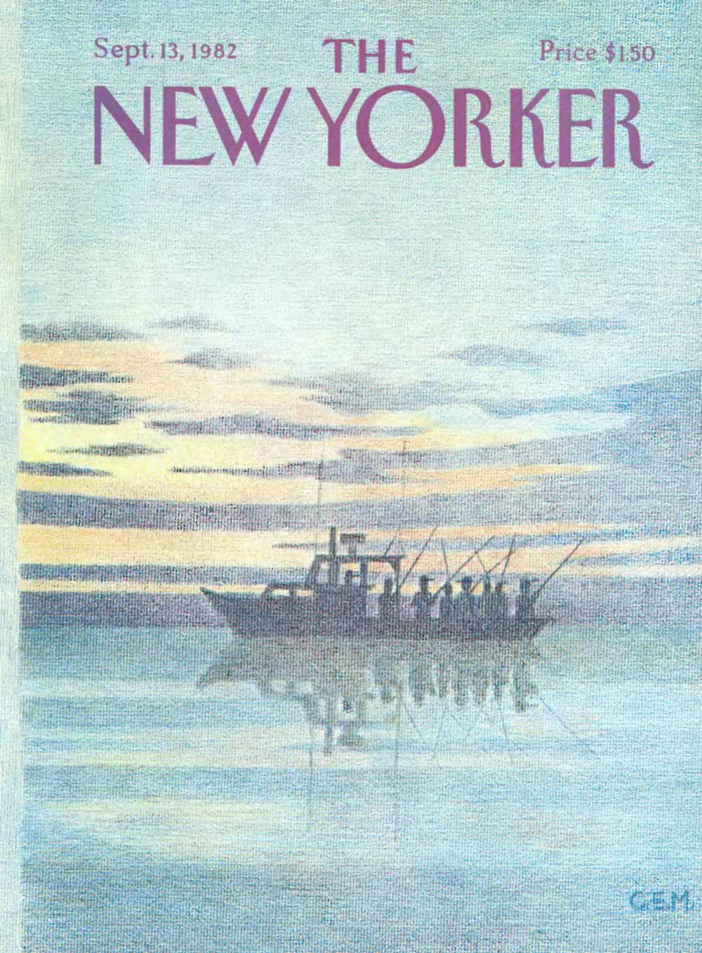 Журнал The New Yorker 13-09-1982