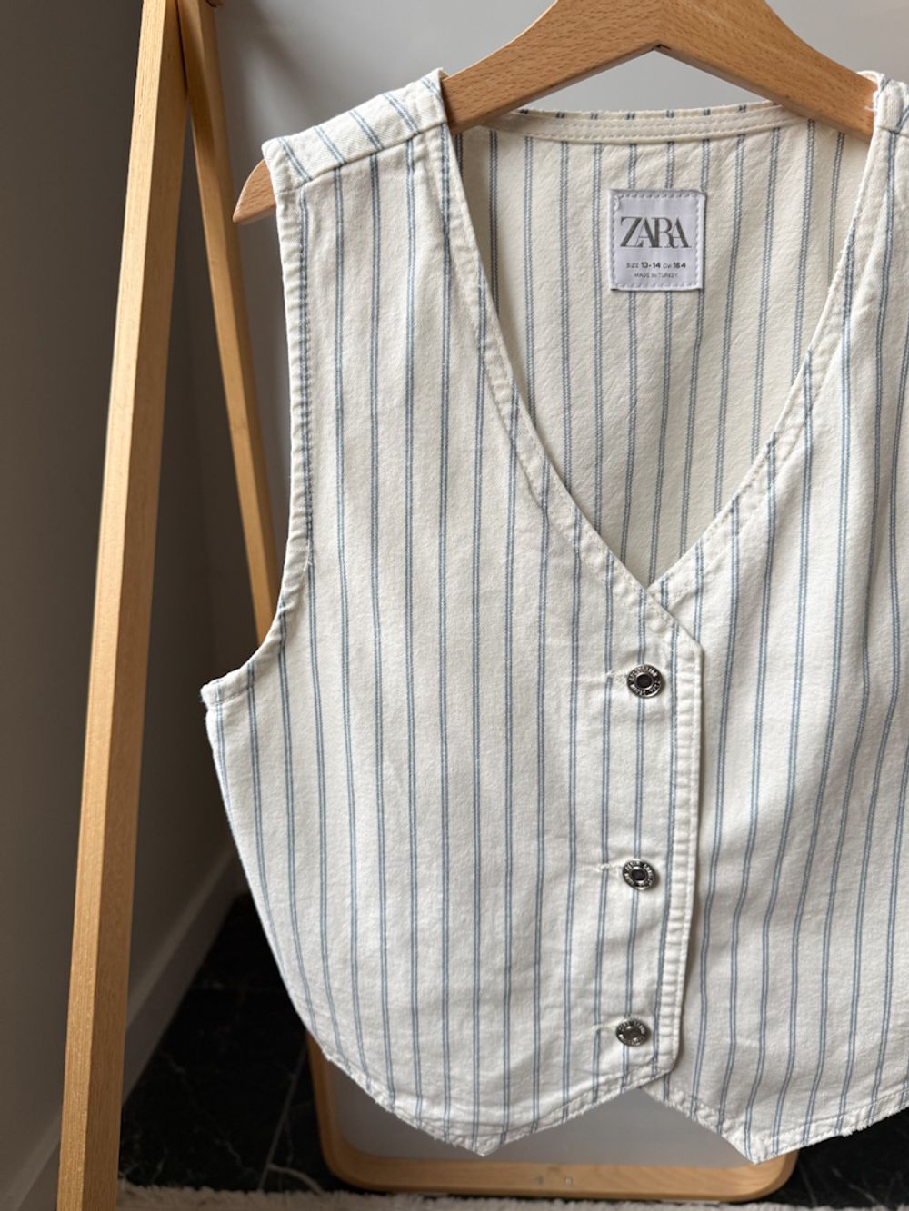 Хлопковый жилет Zara, 164