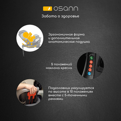Автокресло Osann Eno 360° SL 0-36 кг Universe Grey