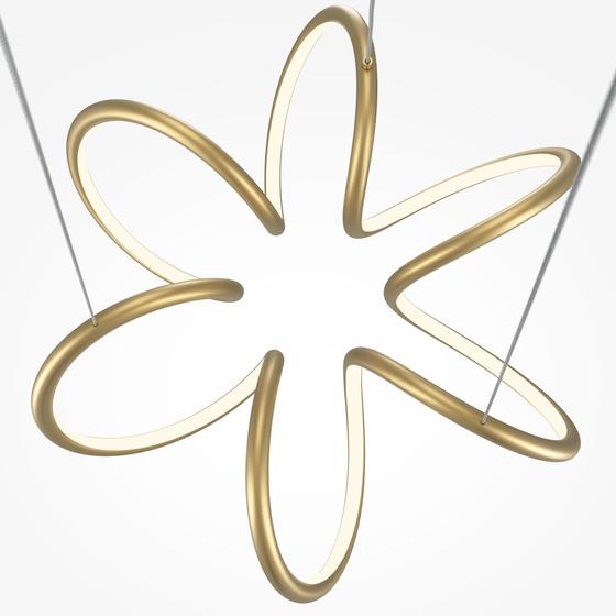 Подвесная люстра Maytoni Curve MOD241PL-L60BSK