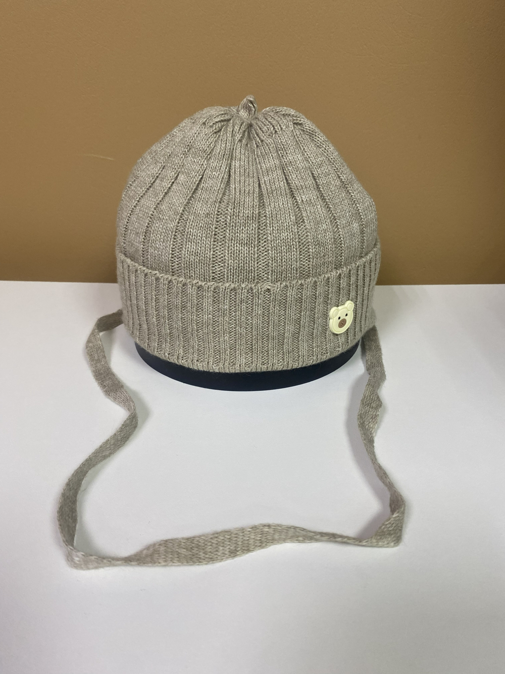 Шапка "Milli"на мальчика вязаная на х/б подкладе размер 40-42, цвета в ассорт