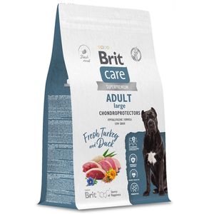 Сухой корм Brit Care Dog для взрослых собак крупных пород, с индейкой и уткой, Поддержка суставов