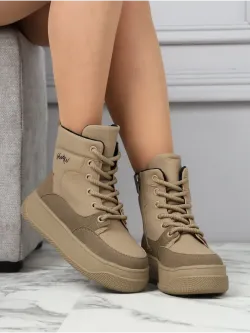 Дутики зимние на платформе