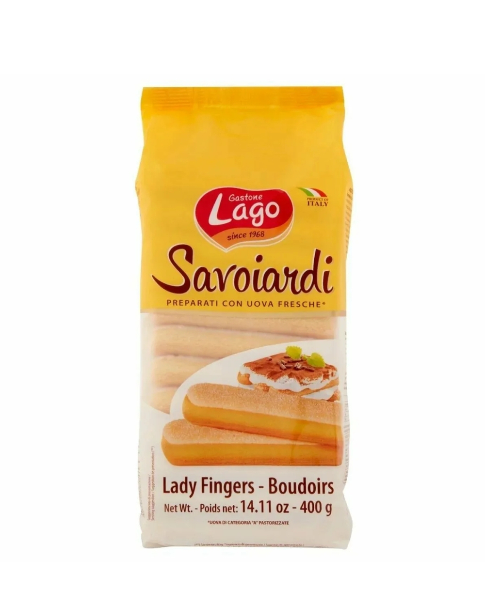 Бисквитные палочки савоярди LAGO - 400 г