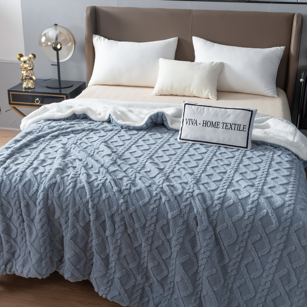 Плед Fluffy бамбуковая микрофибра FL015