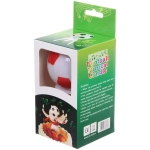 Свеча для торта раскрывающийся цветок «Мяч» (5 свечей), Красный