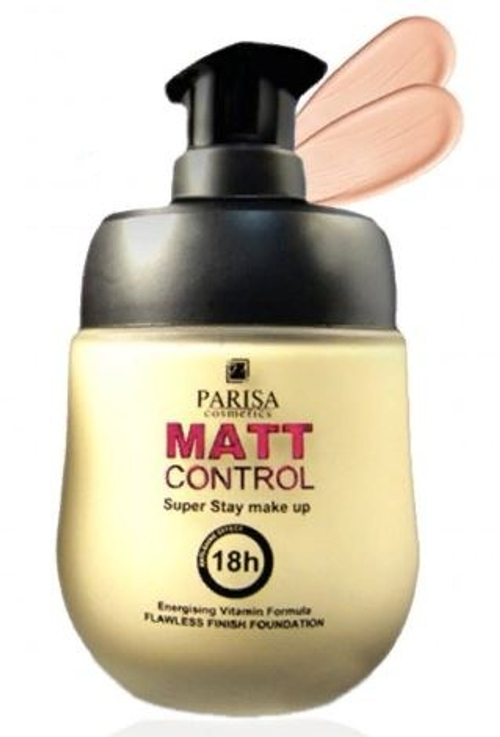 Parisa Крем тональный Мatt Control, F-07, с матирующим эффектом, ультрастойкий, тон №02, 50 мл