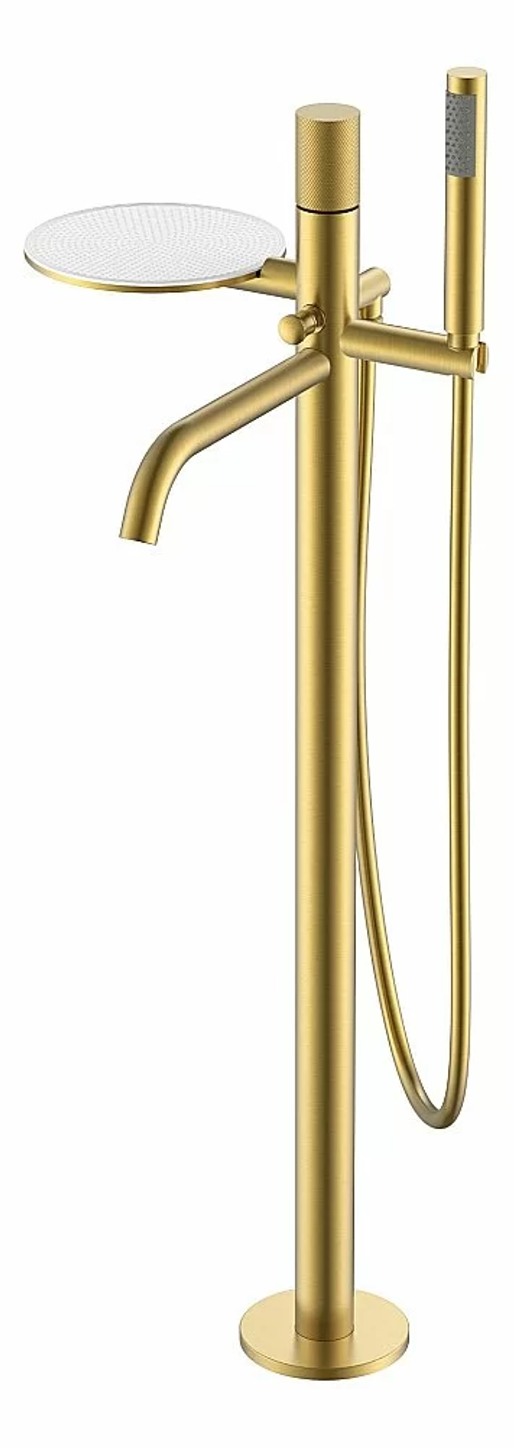 Смеситель для ванны Boheme Stick 129-MG.2 золото матовое/ручка TOUCH