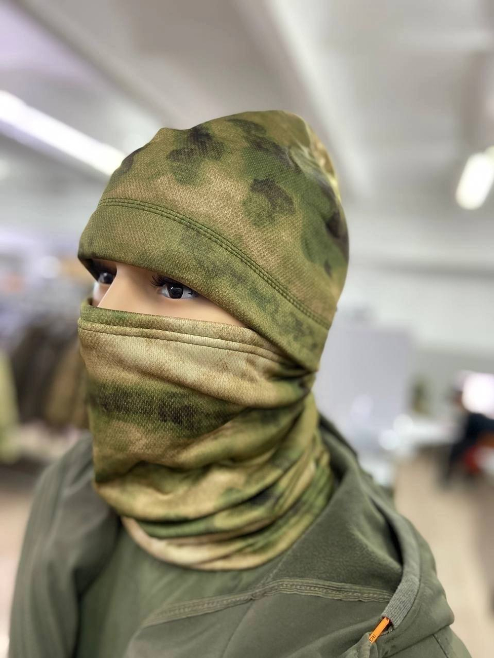 Шарф-труба флисовый / мох