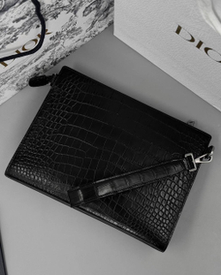 Клатч Christian Dior из Кожи Крокодила