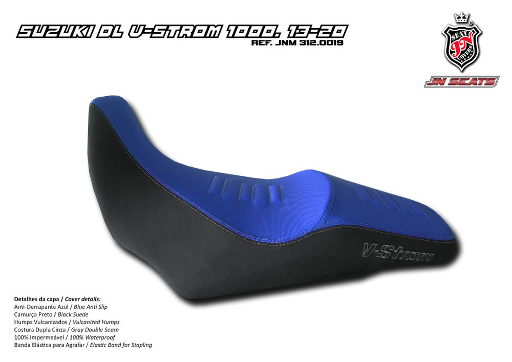 Suzuki DL 1000 Vstrom 2013-2020 JN-Europe чехол для сиденья Противоскользящий
