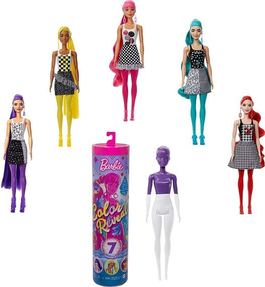 Kukla \ Кукла Barbi Color Reveal Doll W Ith 7 surprise GTR95 N