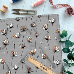 Ткань Ниагара Софт танцующие петали цветка