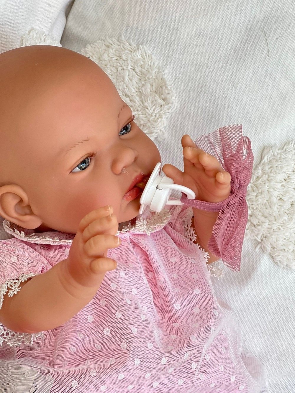 Кукла Реборн Nines 48см Sandra мягконабивная (N0208)