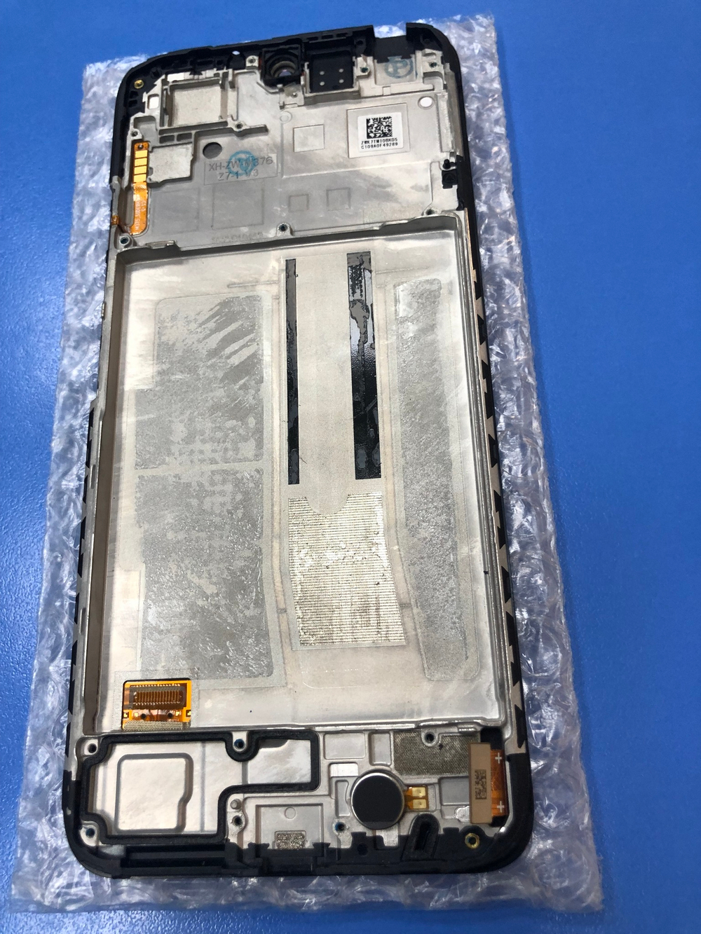 Дисплей в сборе с тачскрином и рамкой,чёрный,для Xiaomi Redmi Not 11 4G, Оригинал, Снятый с нового телефона